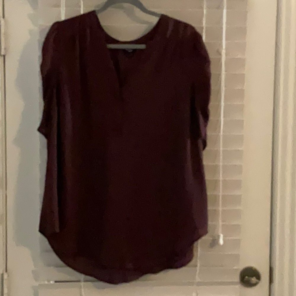 Torrid Brown Harper Blouse EUC
